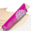 Funda-Abanico-Piel-Mandala-Morado