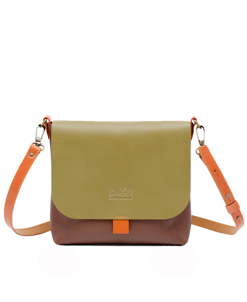 Bolso-Bandolera-Bag-Marrón-Caqui-1